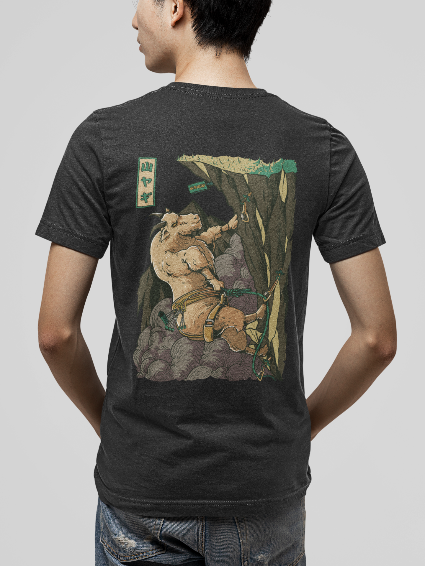 Trad Climbing Goat T Shirt