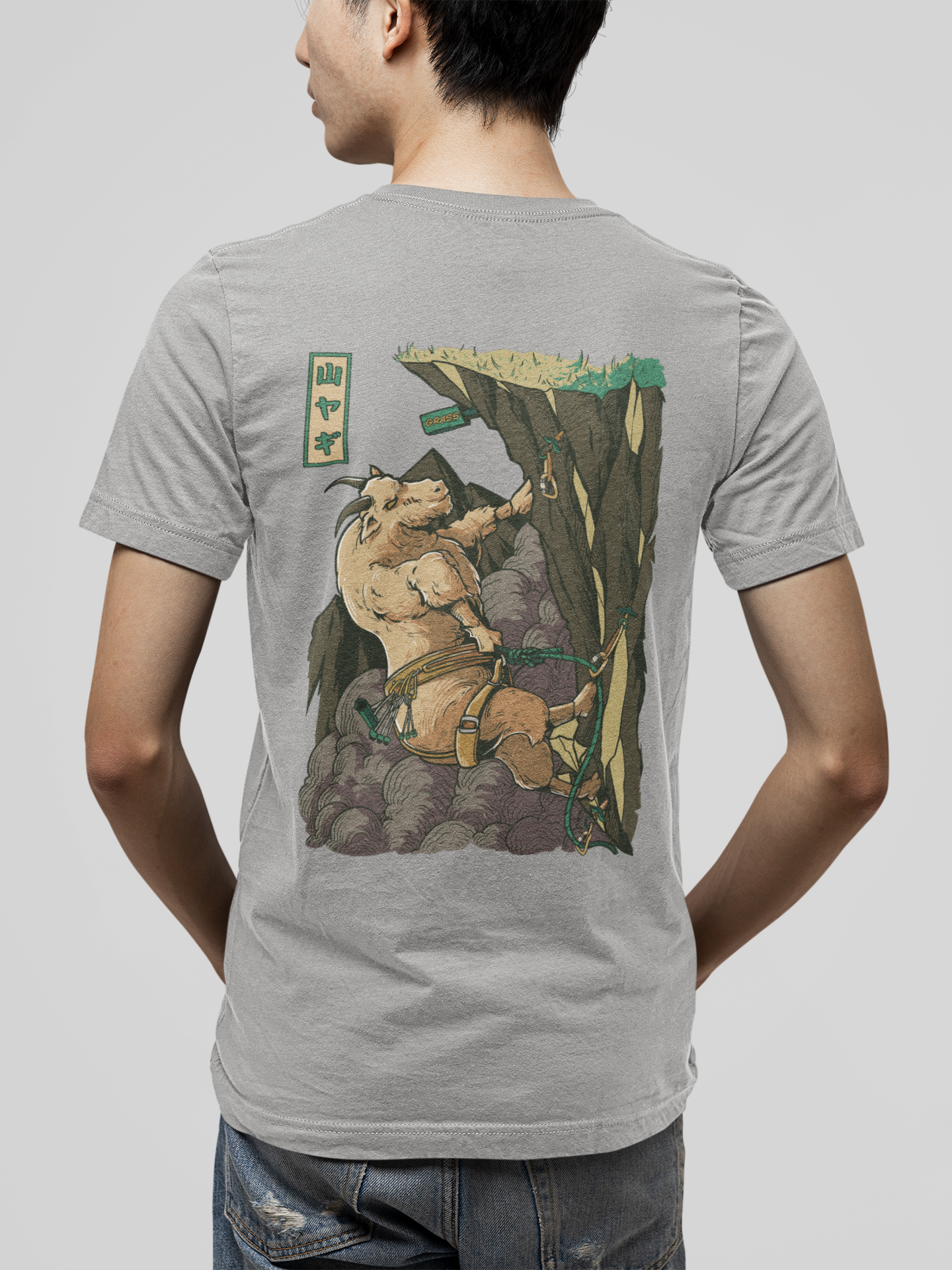 Trad Climbing Goat T Shirt