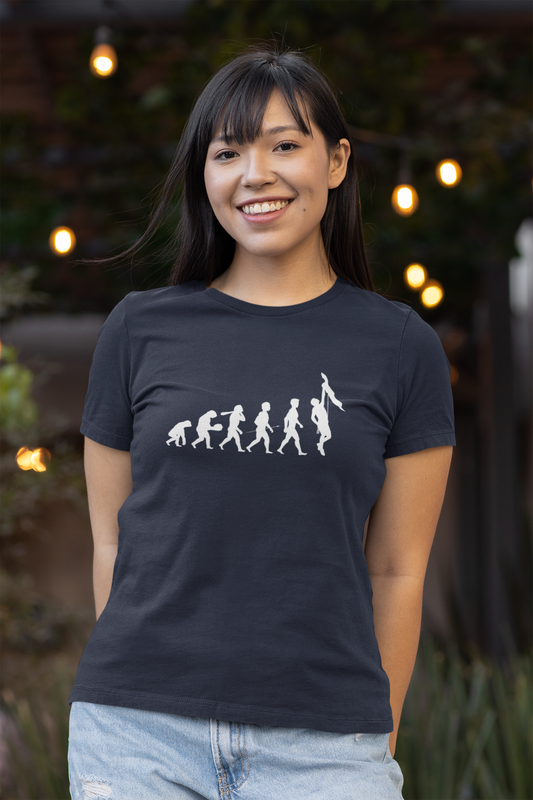 Human Climbing Evolution T Shirt