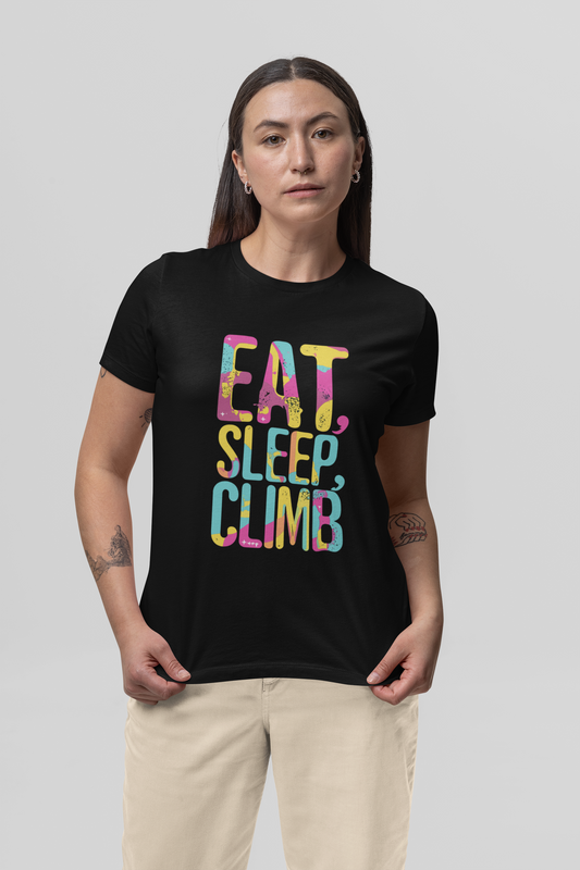 Eat Sleep Climb Graffiti T Shirt